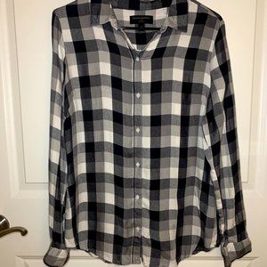 Black and white flannel